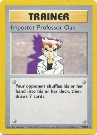 Impostor Professor Oak (73/102) [Base Set Shadowless Unlimited] | Good Games Adelaide SA