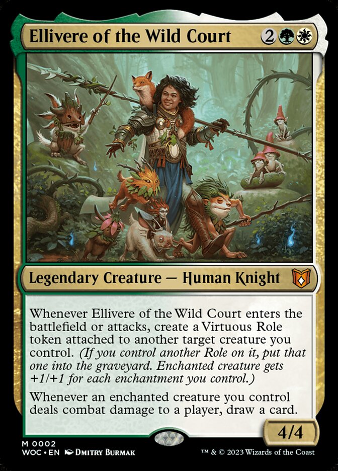 Ellivere of the Wild Court 2 (Commander: Wilds of Eldraine)  | Good Games Adelaide SA