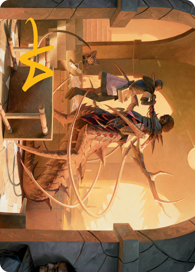 Rona, Tolarian Obliterator Art Card (Gold-Stamped Signature) [March of the Machine Art Series] | Good Games Adelaide SA