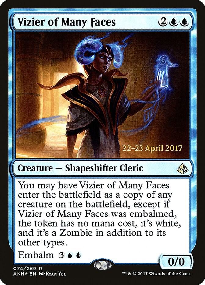 Vizier of Many Faces 74 (Prerelease Cards)  - Foil | Good Games Adelaide SA