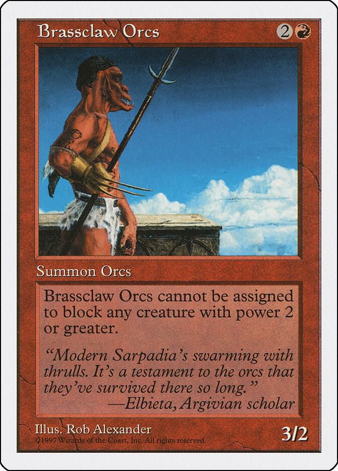 Brassclaw Orcs 213/455 (Fifth Edition)  | Good Games Adelaide SA