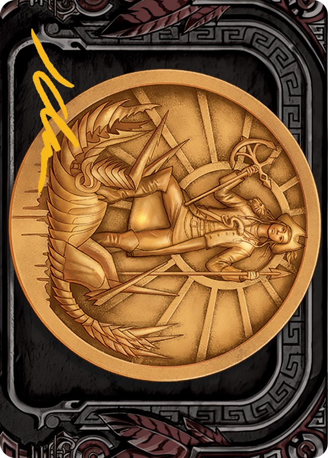 Captain Lannery Storm Art Card (Gold-Stamped Signature) [March of the Machine Art Series] | Good Games Adelaide SA