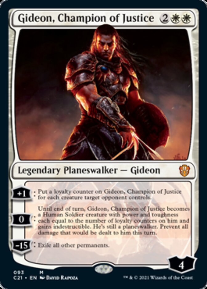 Gideon, Champion of Justice [Commander 2021] | Good Games Adelaide SA