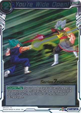 You're Wide Open! (Assault of the Saiyans) [BT7-047_PR] | Good Games Adelaide SA