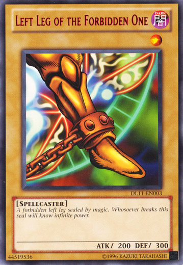 Left Leg of the Forbidden One (Red) [DL11-EN003] Rare | Good Games Adelaide SA