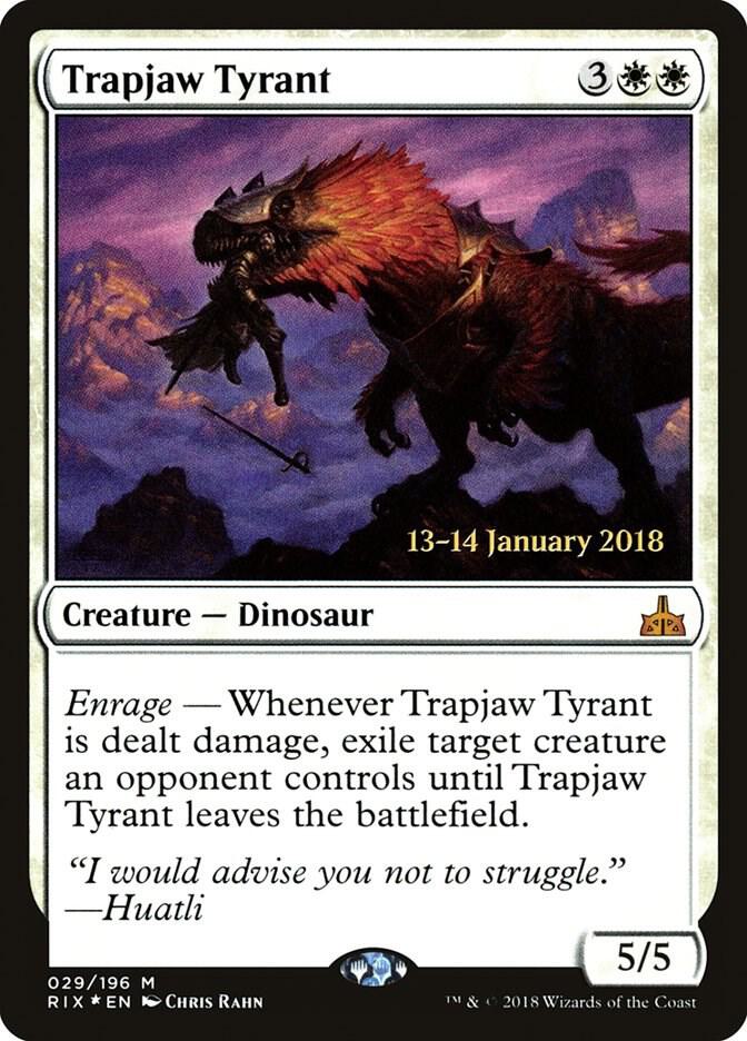 Trapjaw Tyrant 29 (Prerelease Cards)  - Foil | Good Games Adelaide SA