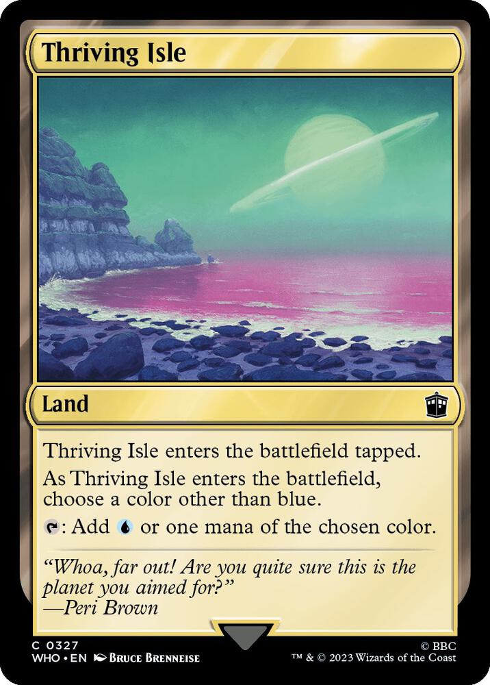 Thriving Isle 327 (Universes Beyond: Doctor Who)  - Foil | Good Games Adelaide SA