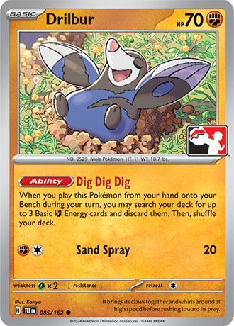 Drilbur Series 7 085/162 (Prize Pack Series Cards)  - Holofoil | Good Games Adelaide SA