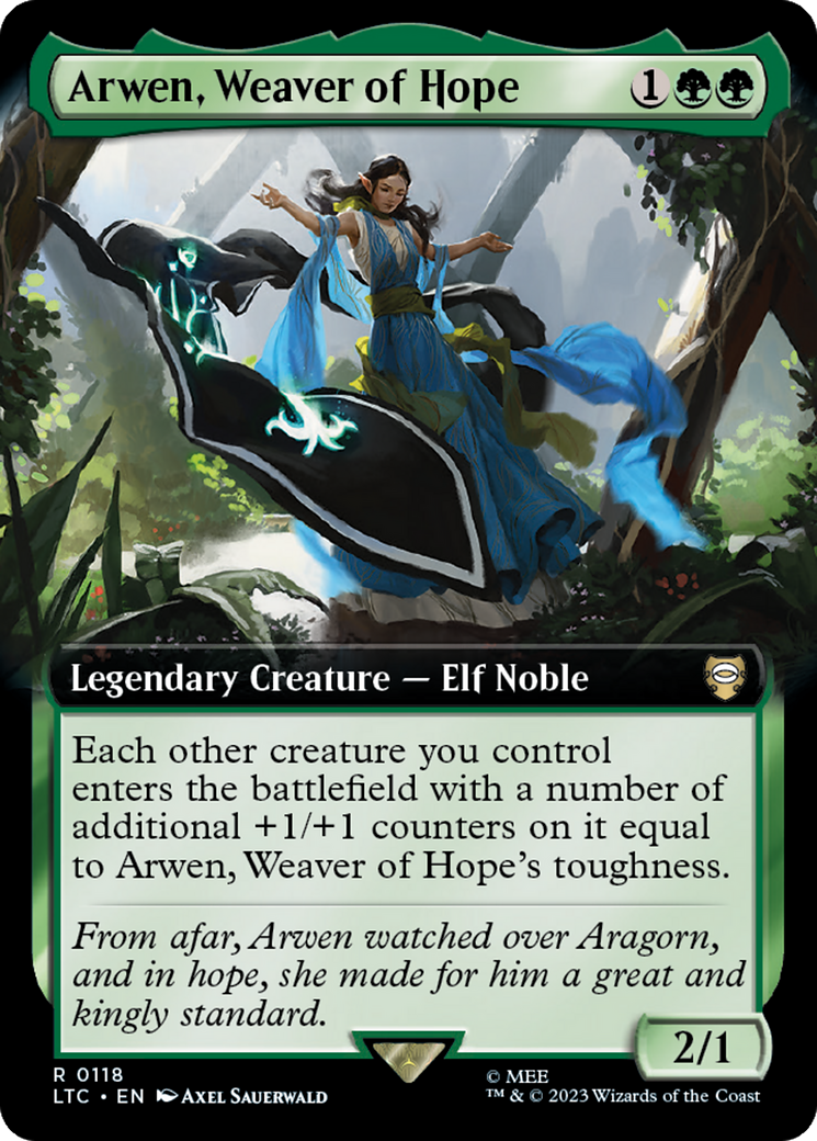 Arwen, Weaver of Hope (Extended Art) [The Lord of the Rings: Tales of Middle-Earth Commander] | Good Games Adelaide SA