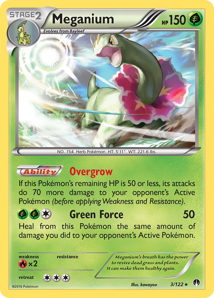 Meganium (3/122) [XY: BREAKpoint] | Good Games Adelaide SA