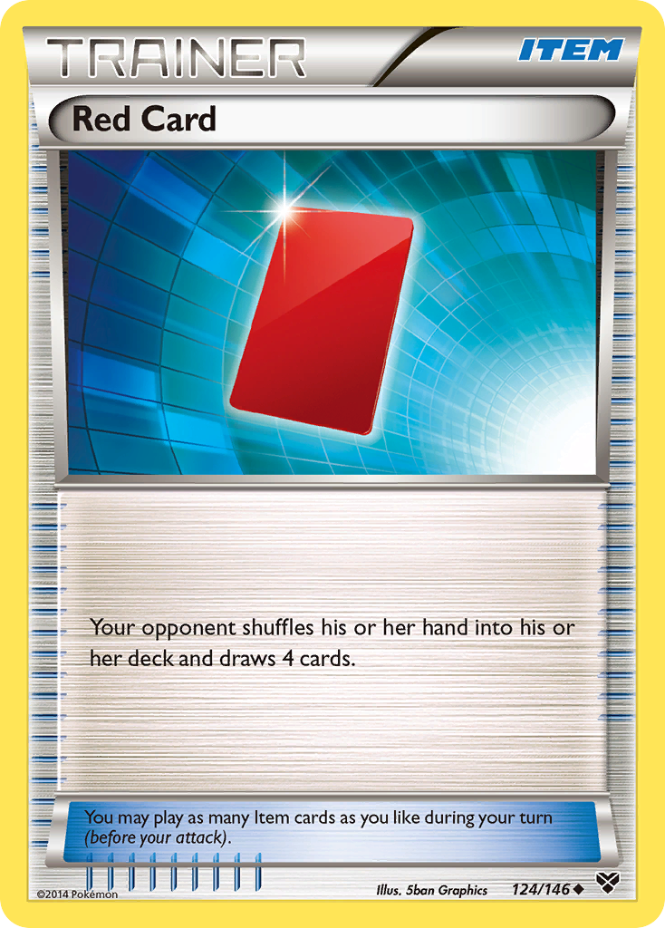 Red Card (124/146) [XY: Base Set] | Good Games Adelaide SA