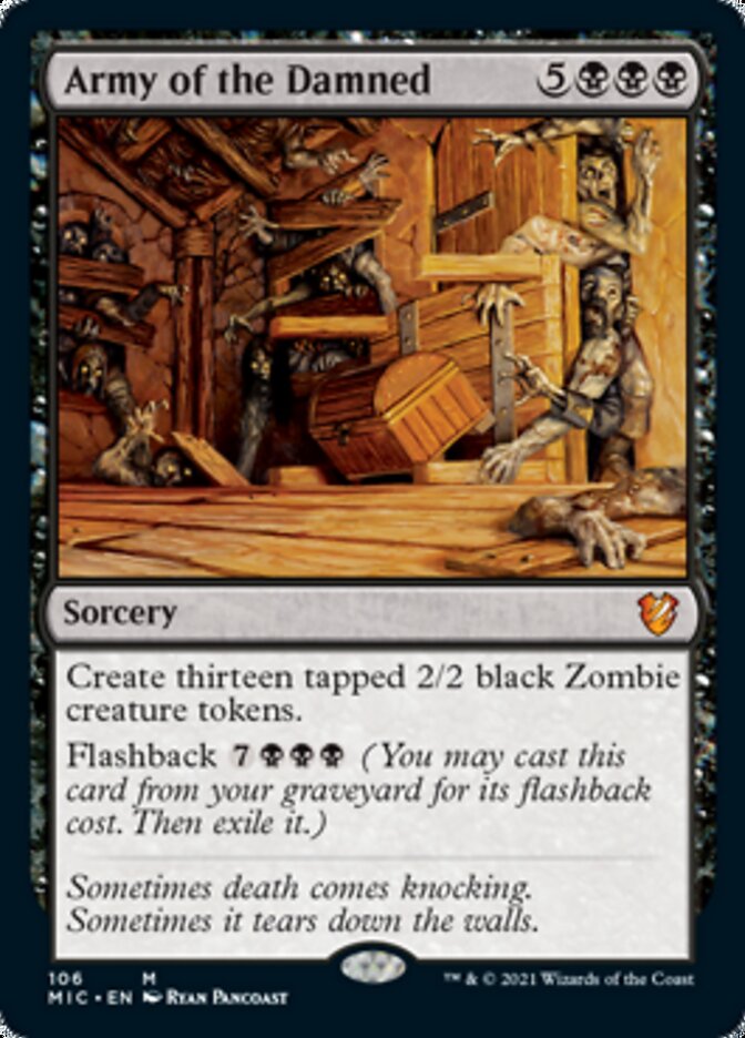 Army of the Damned [Innistrad: Midnight Hunt Commander] | Good Games Adelaide SA