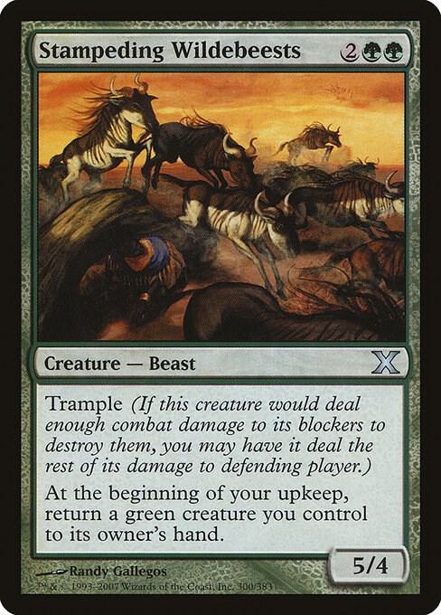 Stampeding Wildebeests 300 (10th Edition)  - Foil | Good Games Adelaide SA
