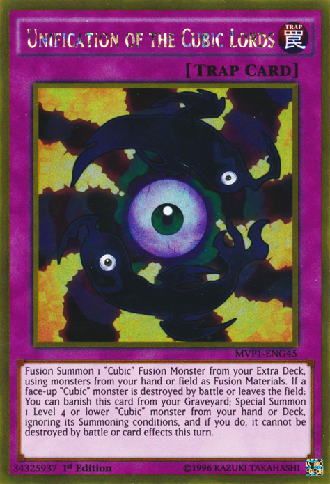 Unification of the Cubic Lords [MVP1-ENG45] Gold Rare | Good Games Adelaide SA