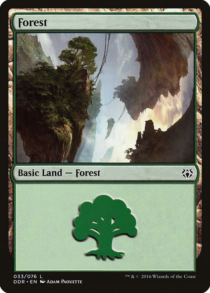 Forest 033 33 (Duel Decks: Nissa vs. Ob Nixilis)  | Good Games Adelaide SA