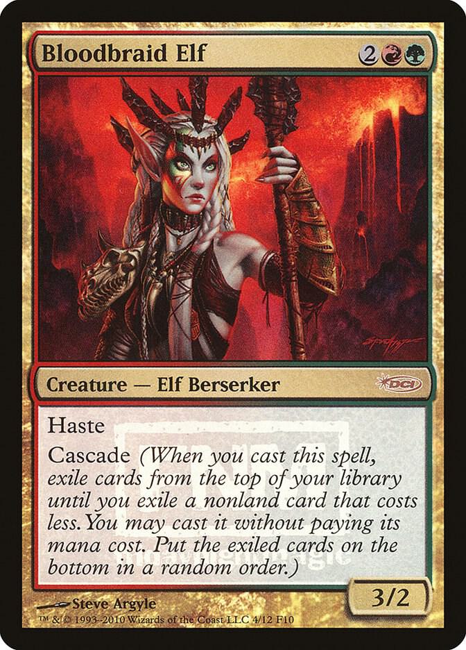 Bloodbraid Elf 4 (FNM Promos)  - Foil | Good Games Adelaide SA