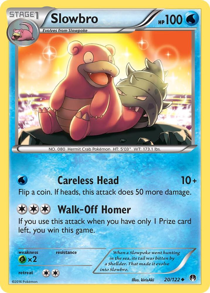 Slowbro 20/122 (XY - BREAKpoint)  | Good Games Adelaide SA