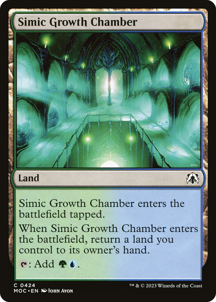 Simic Growth Chamber [March of the Machine Commander] | Good Games Adelaide SA