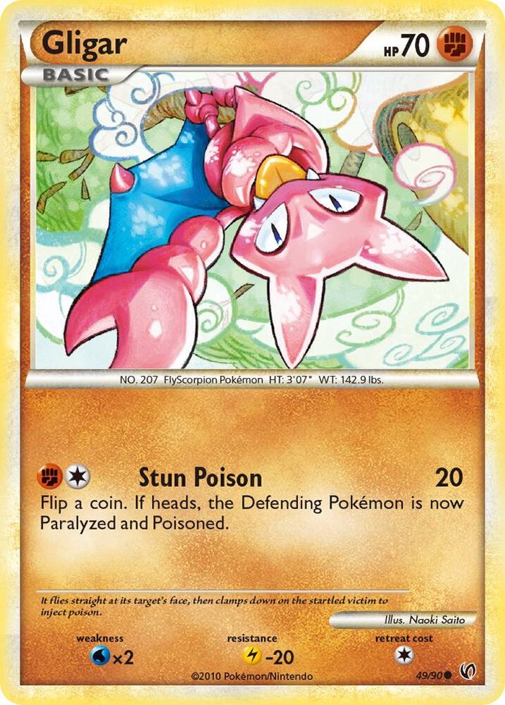 Gligar 49/90 (Undaunted)  - Reverse Holofoil | Good Games Adelaide SA