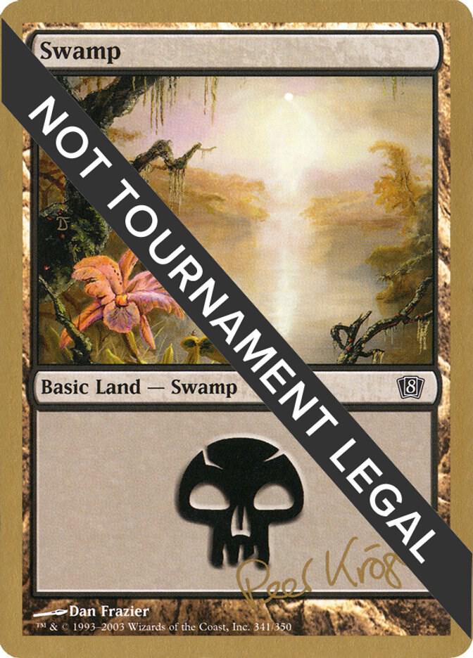 Swamp 341 2003 Peer Kroger 8ED  (World Championship Decks)  | Good Games Adelaide SA