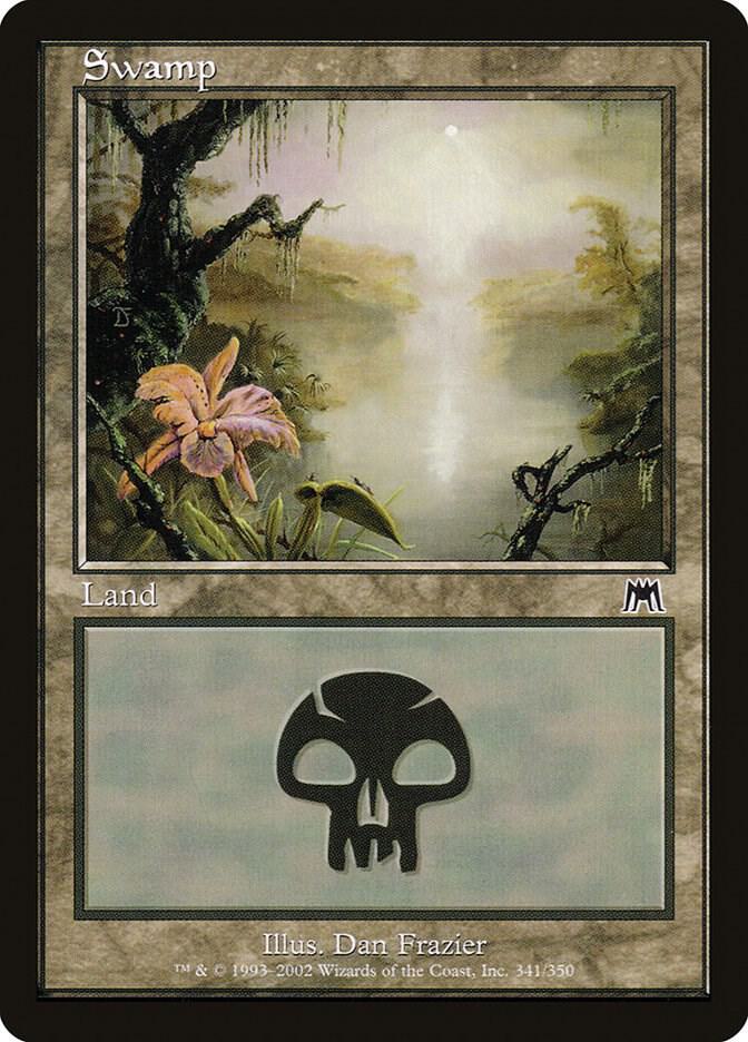 Swamp 341 341 (Onslaught)  - Foil | Good Games Adelaide SA