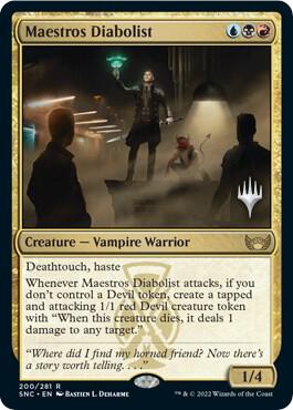 Maestros Diabolist 200 (Promo Pack: Streets of New Capenna)  | Good Games Adelaide SA