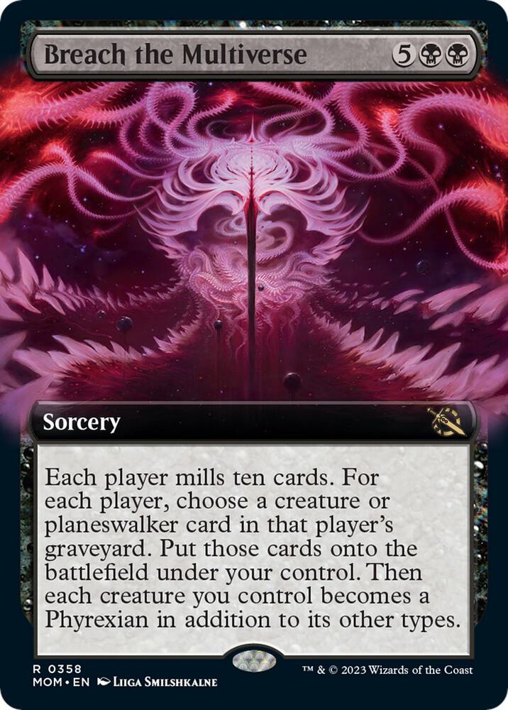 Breach the Multiverse 358 (March of the Machine)  - Extended Art Foil | Good Games Adelaide SA