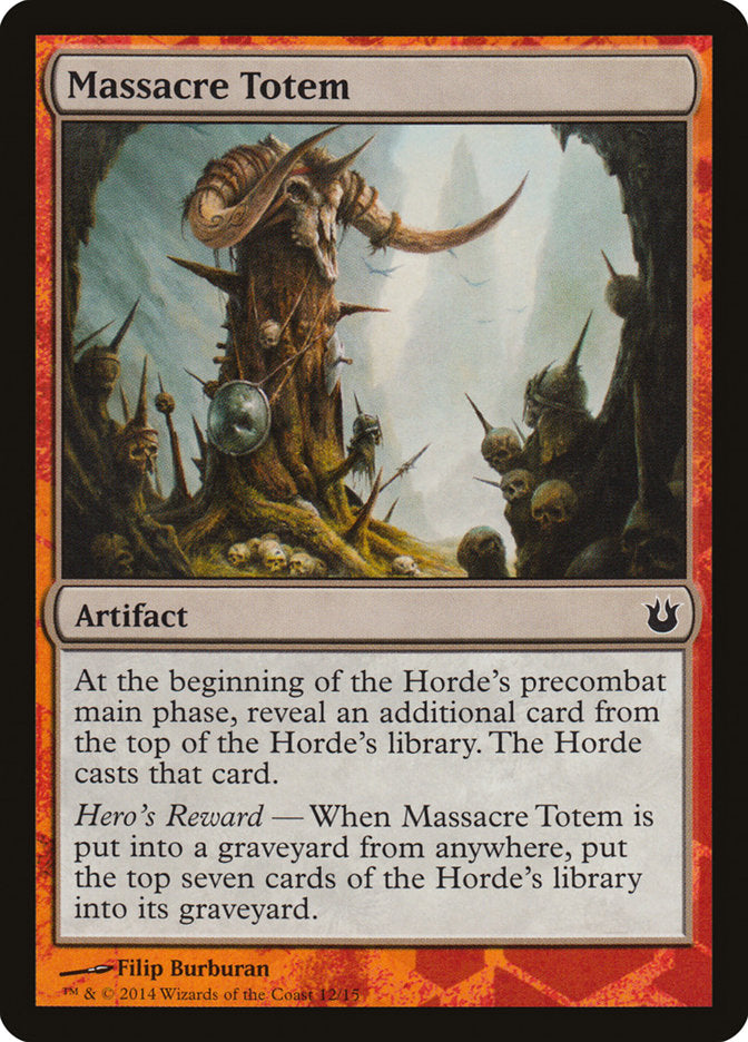 Massacre Totem 12 (Hero's Path Promos)  | Good Games Adelaide SA