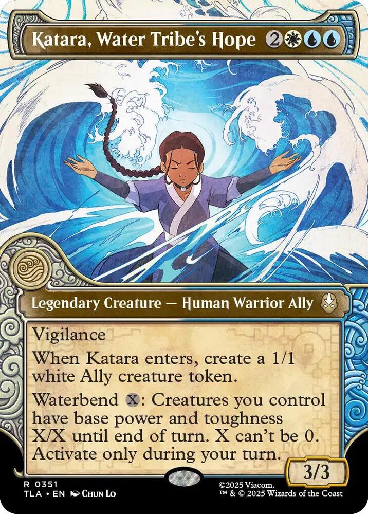 Katara Water Tribes Hope Showcase 351 (Avatar: The Last Airbender)  - Showcase Foil | Good Games Adelaide SA