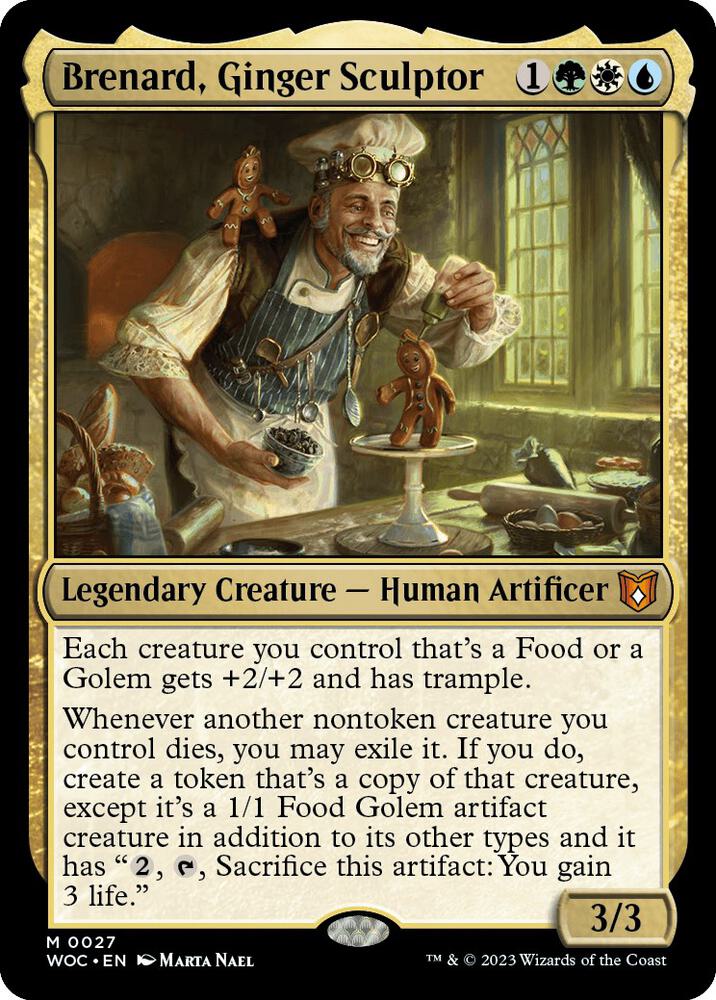 Brenard Ginger Sculptor 27 (Commander: Wilds of Eldraine)  | Good Games Adelaide SA