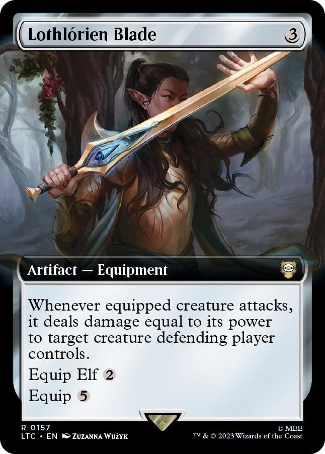 Lothlórien Blade 157 (Commander: The Lord of the Rings: Tales of Middle-earth)  - Extended Art | Good Games Adelaide SA