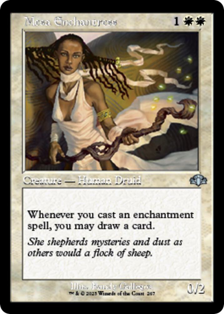 Mesa Enchantress Retro Frame 267 (Dominaria Remastered)  | Good Games Adelaide SA