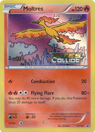 Moltres (XY127) (Staff) [XY: Black Star Promos] | Good Games Adelaide SA
