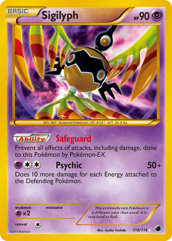 Sigilyph (118/116) [Black & White: Plasma Freeze] | Good Games Adelaide SA