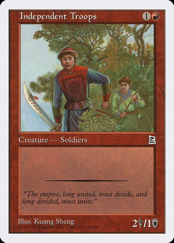 Independent Troops 114 (Portal Three Kingdoms)  | Good Games Adelaide SA