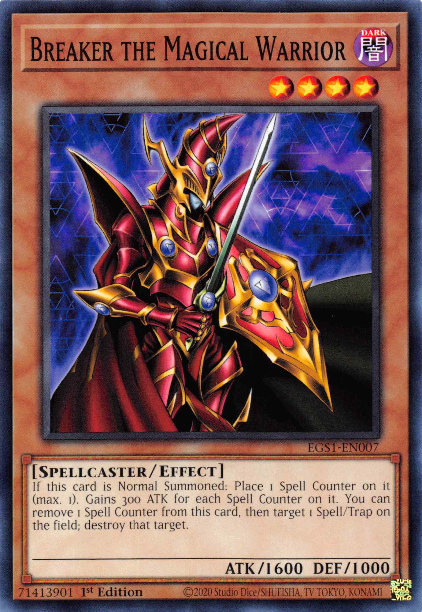 Breaker the Magical Warrior [EGS1-EN007] Common | Good Games Adelaide SA