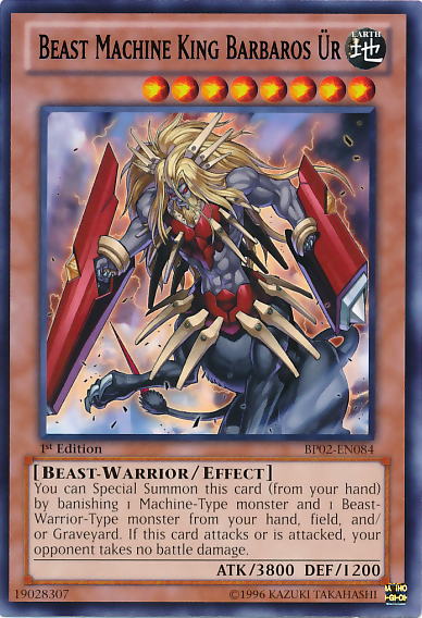 Beast Machine King Barbaros Ur [BP02-EN084] Rare | Good Games Adelaide SA