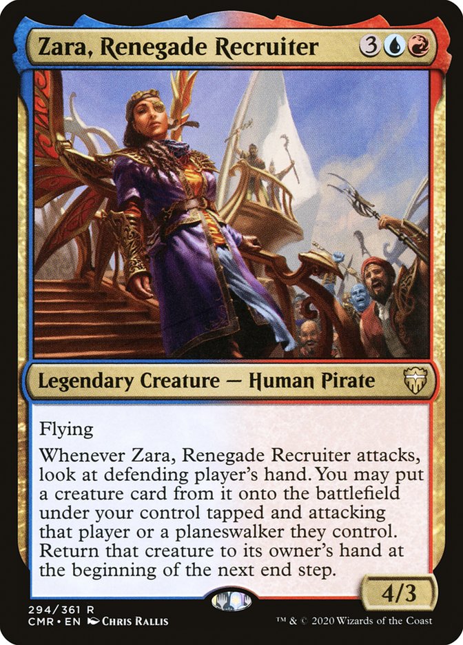 Zara, Renegade Recruiter [Commander Legends] | Good Games Adelaide SA
