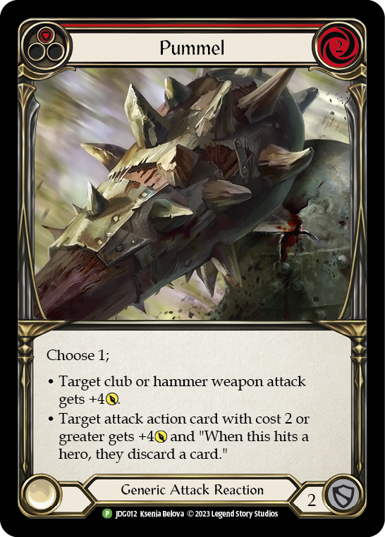 Pummel (Red) [JDG012] (Promo)  Cold Foil | Good Games Adelaide SA