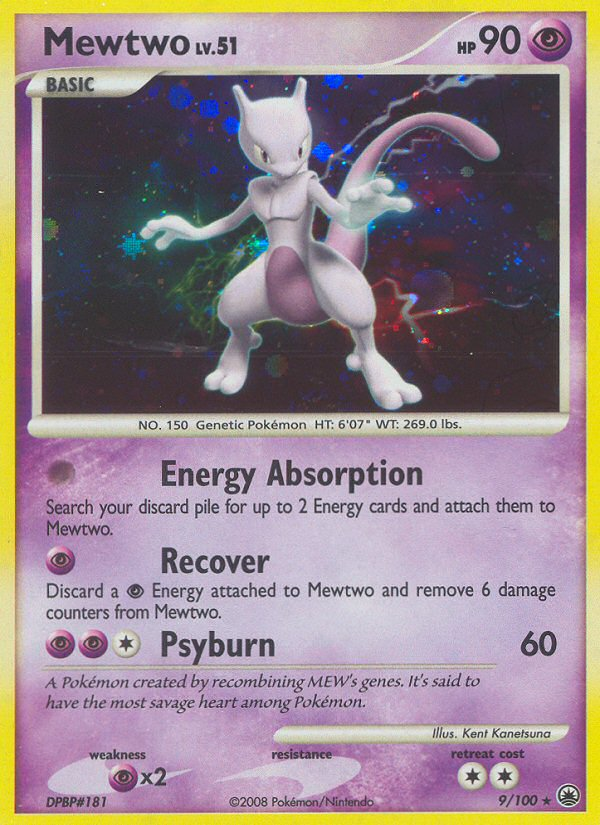 Mewtwo (9/100) [Diamond & Pearl: Majestic Dawn] | Good Games Adelaide SA