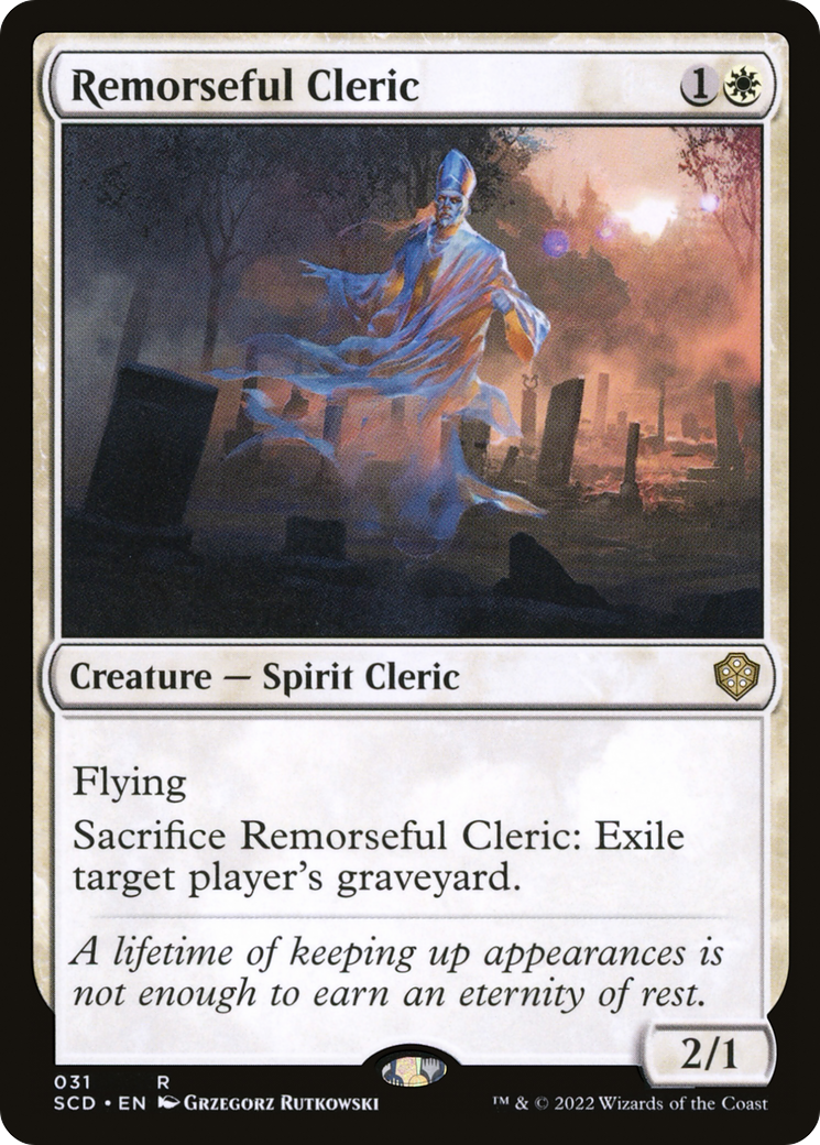 Remorseful Cleric [Starter Commander Decks] | Good Games Adelaide SA