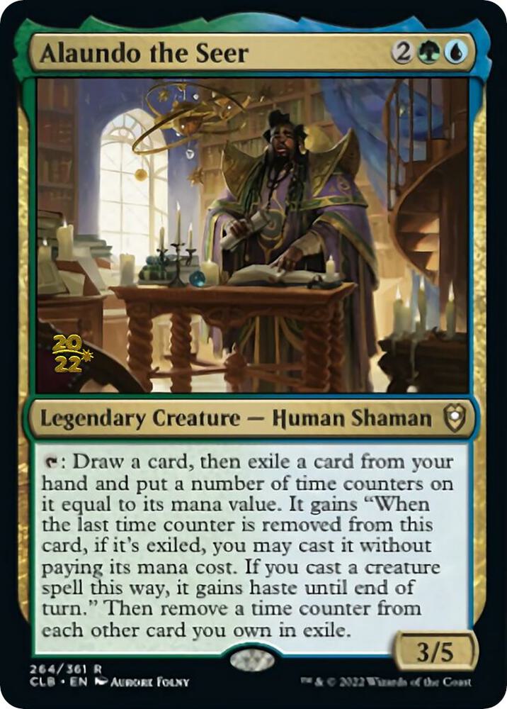 Alaundo the Seer 264 (Prerelease Cards)  - PreRelease Foil | Good Games Adelaide SA