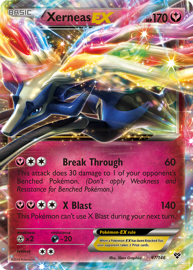 Xerneas EX (97/146) [XY: Base Set] | Good Games Adelaide SA