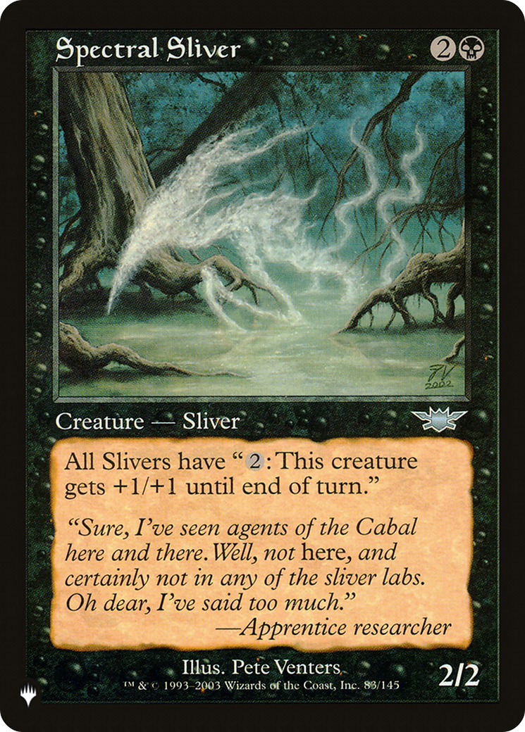 Spectral Sliver [The List Reprints] | Good Games Adelaide SA