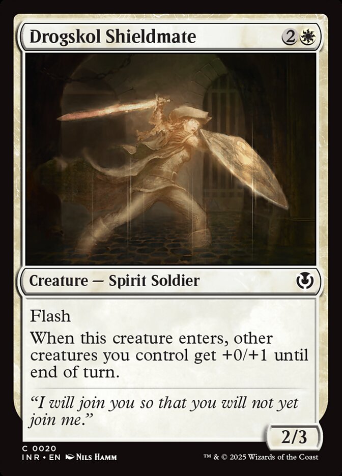 Drogskol Shieldmate 20 (Innistrad Remastered)  - Foil | Good Games Adelaide SA