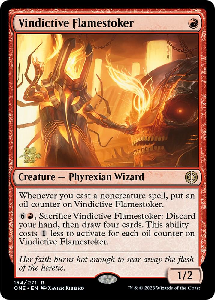 Vindictive Flamestoker 154 (Prerelease Cards)  - Foil | Good Games Adelaide SA