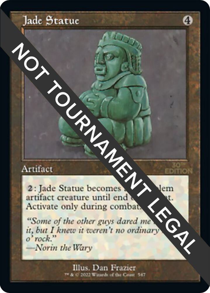 Jade Statue Retro Frame 547/594 (30th Anniversary Edition)  | Good Games Adelaide SA