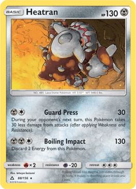 Heatran 88 156 Prerelease Kit Exclusive 088/156 (Deck Exclusives)  | Good Games Adelaide SA