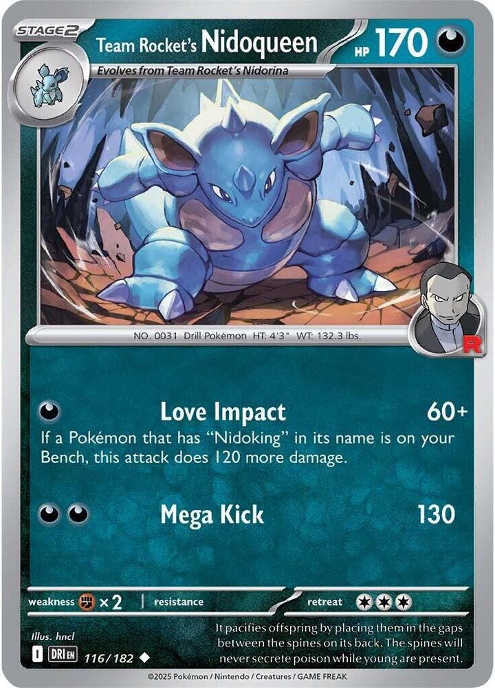 Team Rocket's Nidoqueen 116/182 (SV10: Destined Rivals)  | Good Games Adelaide SA