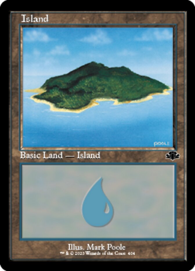 Island (404) (Retro) [Dominaria Remastered] | Good Games Adelaide SA